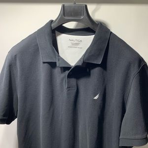 Nautica Big & Tall Polo 4XLT black